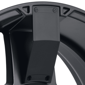 INSERT SATIN BLACK HELIX 18''