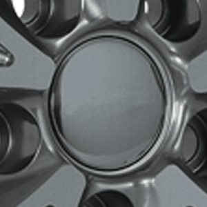 CAP DE CENTRE GUNMETAL (Sans Logo)