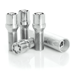 BOULONS ANTI-VOL SPLINE 14X1.25MM 17/19MM CHROME   28MM