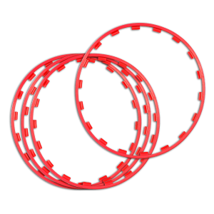 Contour de Roue 18" Rouge