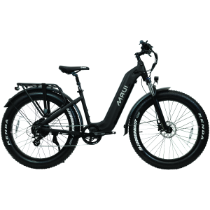 VÉLO FAT BIKE STEP-THRU ÉLECTRIQUE Bronte 2024 500W Noir