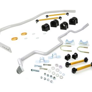 Whiteline BFK005 Front (33mm) & Rear (27mm) Swaybar Kit; for Ford Mustang 05-14