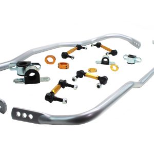 Whiteline BFK006 Front (35mm) & Rear (25mm) Swaybar Kit; for Ford Mustang 15-18
