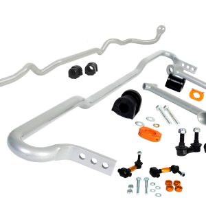 Whiteline BSK017 Front (26mm) and Rear (22mm) Swaybar Kit; fits Subaru WRX 15-18