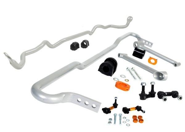 Whiteline BSK017 Front (26mm) and Rear (22mm) Swaybar Kit; fits Subaru WRX 15-18
