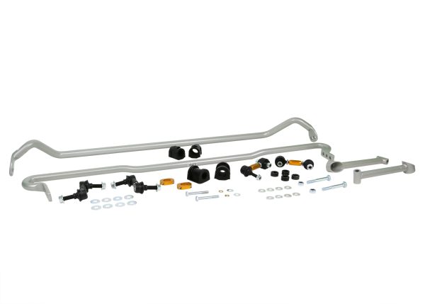 Whiteline BSK019 Front (26mm) & Rear (22mm) Swaybars; fits Subaru WRX STI 15-18