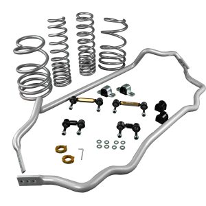 Whiteline GS1-MIT002 Front & Rear Coil Spring / Swaybar Kit; fits Lancer 08-15
