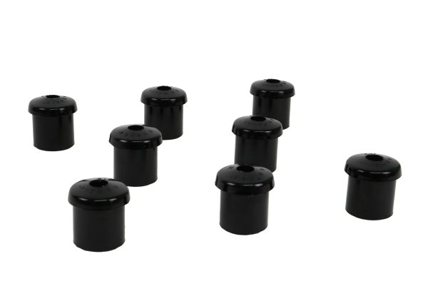 Whiteline W72364 Leaf Spring and Shackle Bushing Kit - Rear; Fits Mustang 65-73