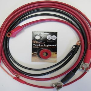 Custom Battery Cables 14191 Jeep WJ 1999-2004 Grand Cherokee 4.7L V8 STD kit