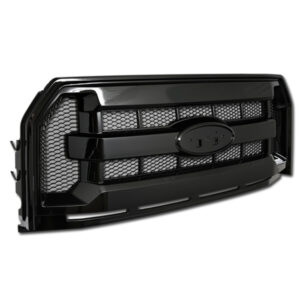 Armordillo 2015-2017 Ford F-150 Excl. Model W/Front Camera Mesh Grille Gloss Black