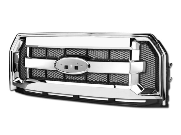 Armordillo 7178380 Armordillo 2015-2017 Ford F-150 OE-Style Grille Chrome/Black
