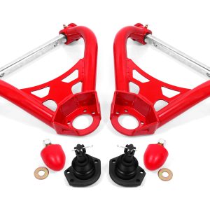 BMR Suspension AA017R A-arms, Upper, DOM, Non-adjustable, Polyurethane Bushings, Stock Spindles
