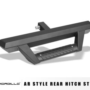 Armordillo 2" Reciever AR Style Rear Hitch Step - Black