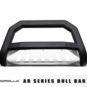 Armordillo 1999-2002 Lincoln Navigator AR Series Bull Bar - Matte Black W/Aluminum Skid Plate