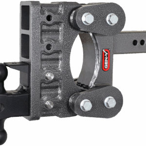 GEN-Y Hitch GH-1324 The BOSS TORSION-FLEX 2.5" Shank 6" Drop 2.4K TW 21K Hitch Dual-Ball Pintle Lock