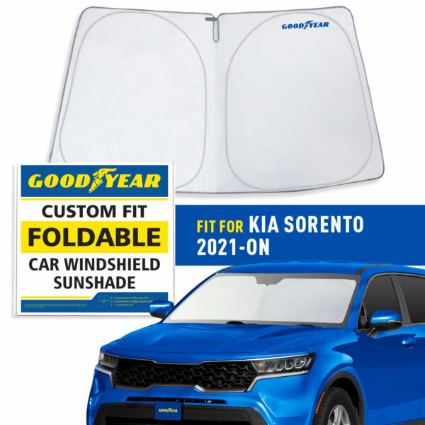 Goodyear Car Accessories GY008235 Goodyear Windshield Sunshade
