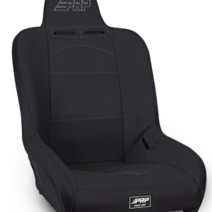 Premier High Back Suspension Seat; Black Vinyl