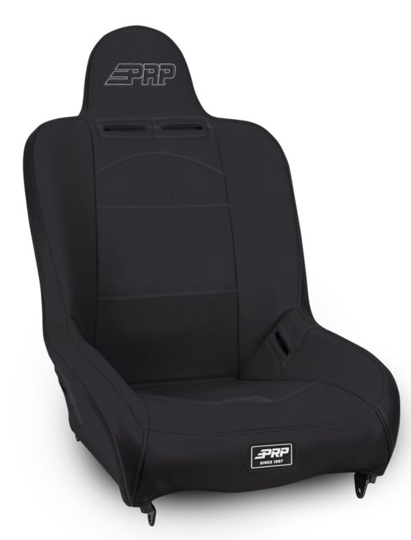 Premier High Back Suspension Seat; Black Vinyl