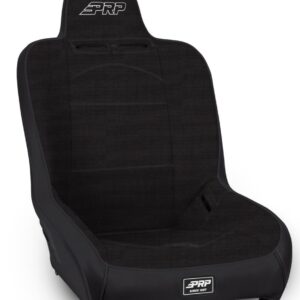Premier High Back Suspension Seat; All Black Tweed