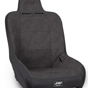 Premier High Back Suspension Seat; All Grey Tweed
