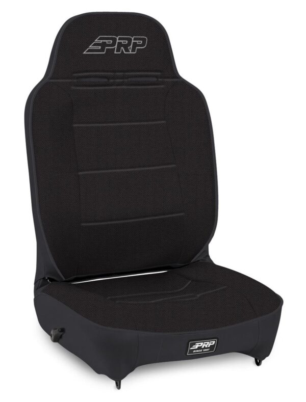 Enduro High Back Reclining Suspension Seat, Driver Side; All Black