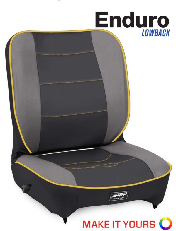 Enduro Low Back Reclining, Extra Wide Suspension Seat, Passenger Side