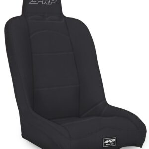 Daily Driver High Back Suspension Seat; Black Vinyl