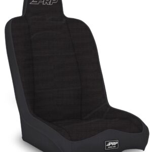 Daily Driver High Back Suspension Seat; All Black