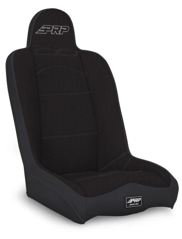Daily Driver High Back Suspension Seat; All Black