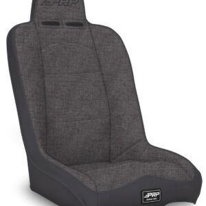 Daily Driver High Back Suspension Seat; Grey Tweed