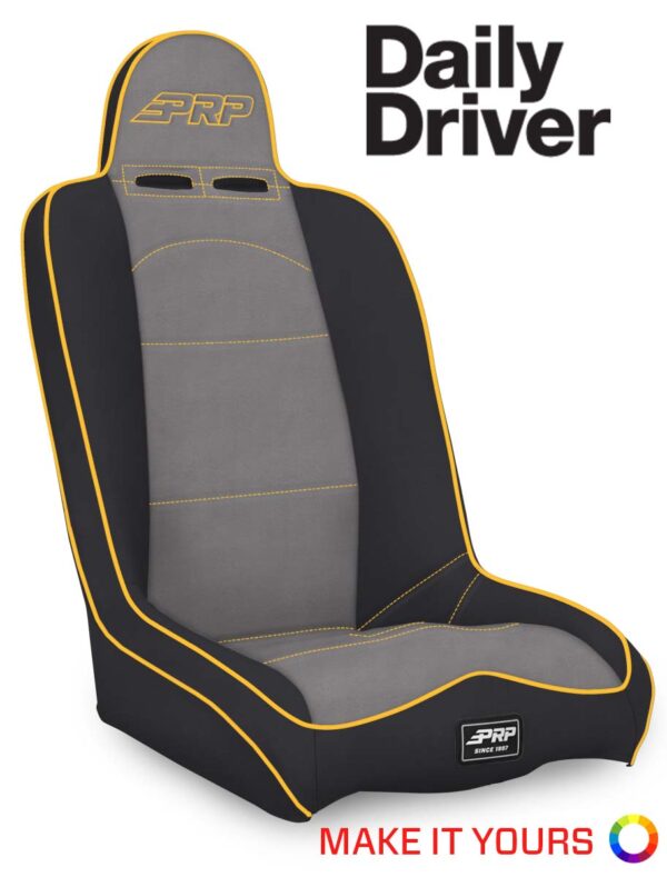 Daily Driver High Back 4" Extra Tall and  Extra Wide Suspension Seat