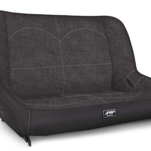Low Back Rear Bench for Jeep CJ7/YJ; Grey