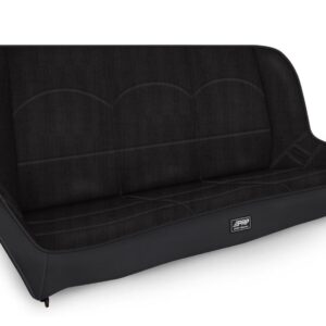 Low Back Rear Bench for Jeep JKU/JLU; Black