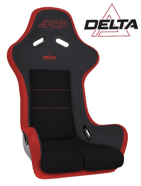 Delta Composite Seat, Black & Red