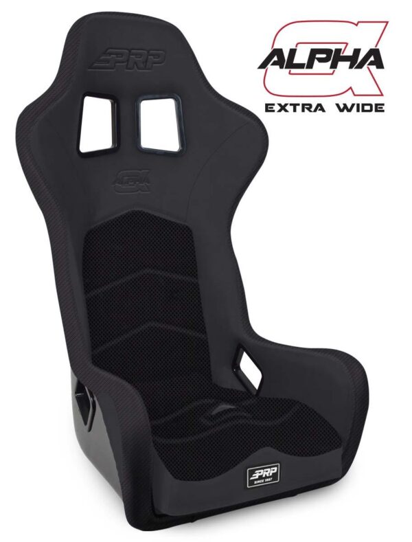 Alpha Composite Seat, Extra Wide, Black