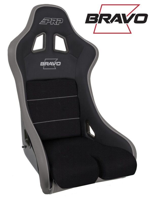 Bravo Composite Seat, Black & Grey
