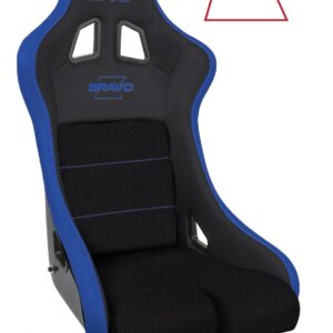 Bravo Composite Seat, Black & Blue