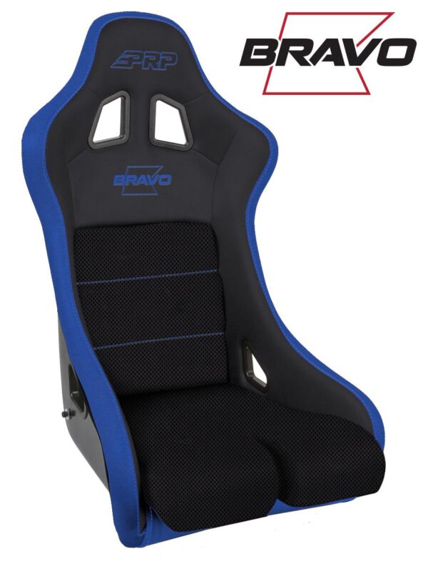 Bravo Composite Seat, Black & Blue