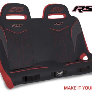 PRP A4901-POR1K RST Rear Suspension Bench Seat (Custom) for Polaris RZR S 900, 1000, Turbo/S