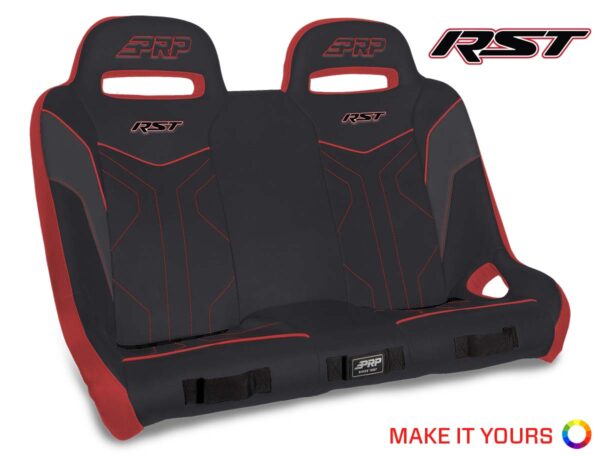PRP A4901-POR900 RST Rear Suspension Bench Seat (Custom) for Polaris RZR 800, XP 900