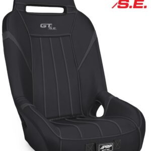 GT/S.E. 1" Extra Wide Suspension Seat, Black and Dark Grey