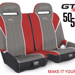 GT/S.E. 50/50 Front Suspension Bench Seat for Polaris RZR S 900, XP 1000, Turbo, Turbo S