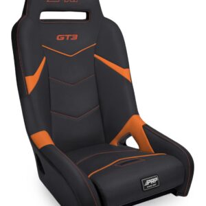 GT3 Suspension Seat, Black and Orange