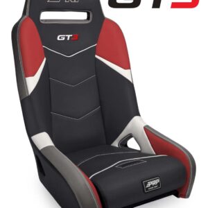 GT3 Suspension Seat for Polaris General, RZR S 900, 900 Trail, XP 1000, Turbo, Turbo S, RS1, RZR XP, RZR PRO XP, PRO R, Turbo R, Can-Am Maverick X3, Maverick R, Kawasaki KRX4 (Rear)