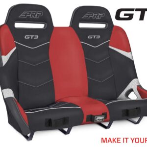 GT3 Rear Suspension Bench Seat for Polaris RZR XP4 1000, XP4 Turbo, XP4 Turbo S