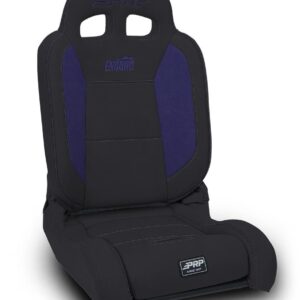 EnduroDaily Reclining Suspension Seat, Black & Purple Vinyl, Passenger