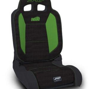 EnduroDaily Reclining Suspension Seat, Black & Green Tweed, Passenger