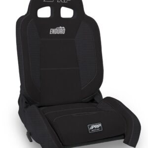 EnduroTrail Reclining Suspension Seat, Black Suede, Driver