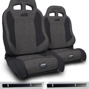 Enduro Elite Suspension Seat - Trek Edition, Kit for 03-06 Jeep Wrangler TJ (Pair), Grey