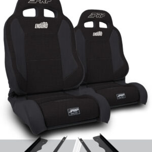 Enduro Elite Suspension Seat - Trek Edition, Kit for 95-01 Jeep Cherokee XJ (Pair), Black